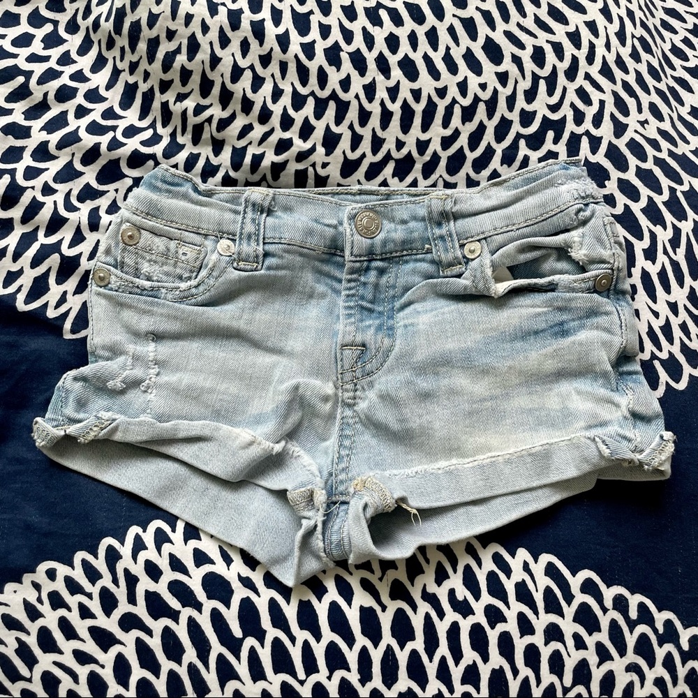 Toddler girls Seven for all Mankind shorty shorts